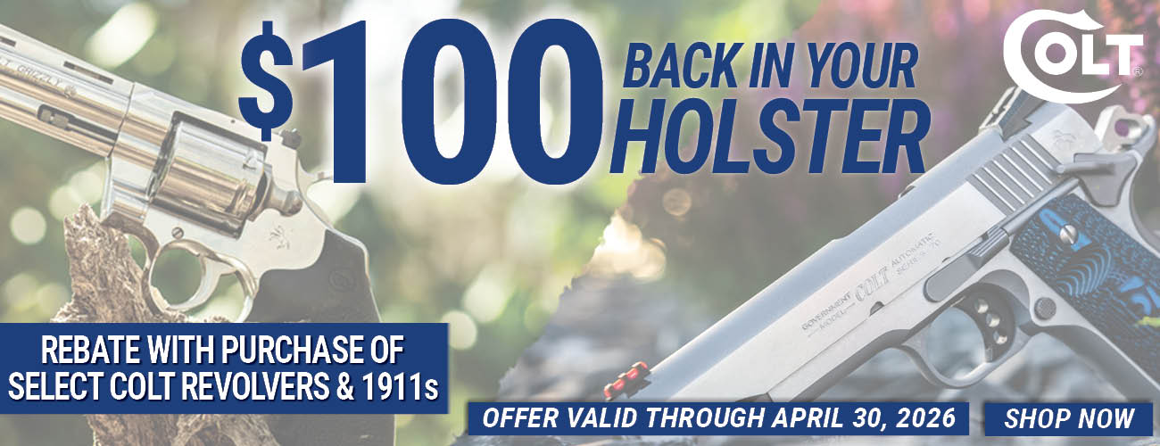 Colt Revolver and 1911 Rebate